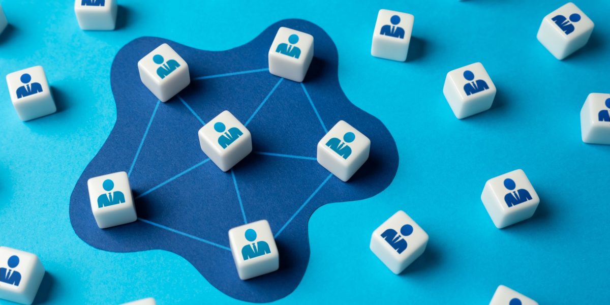 Making a team and corporate network.