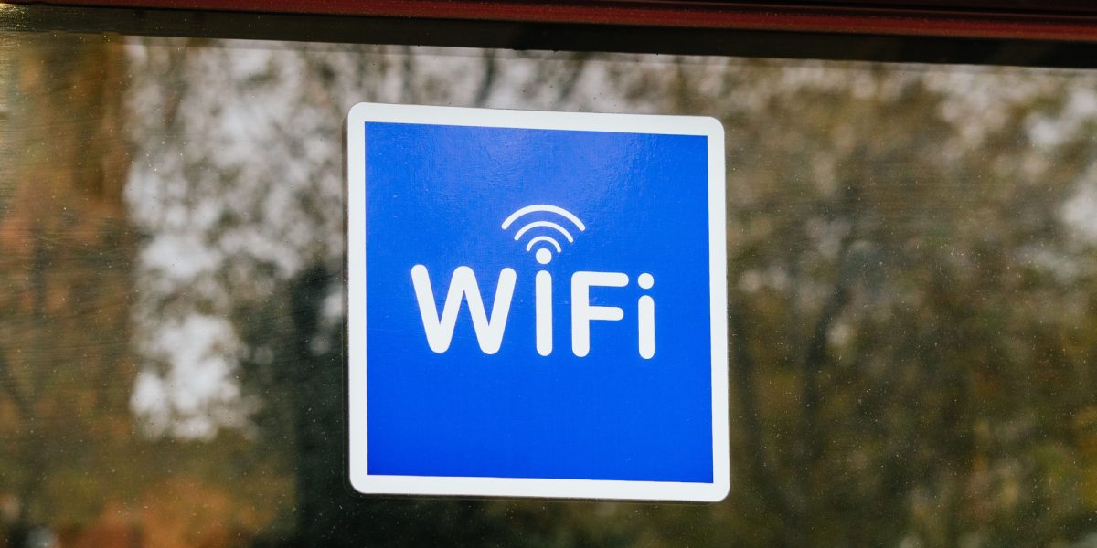 Wifi Sign On a Window