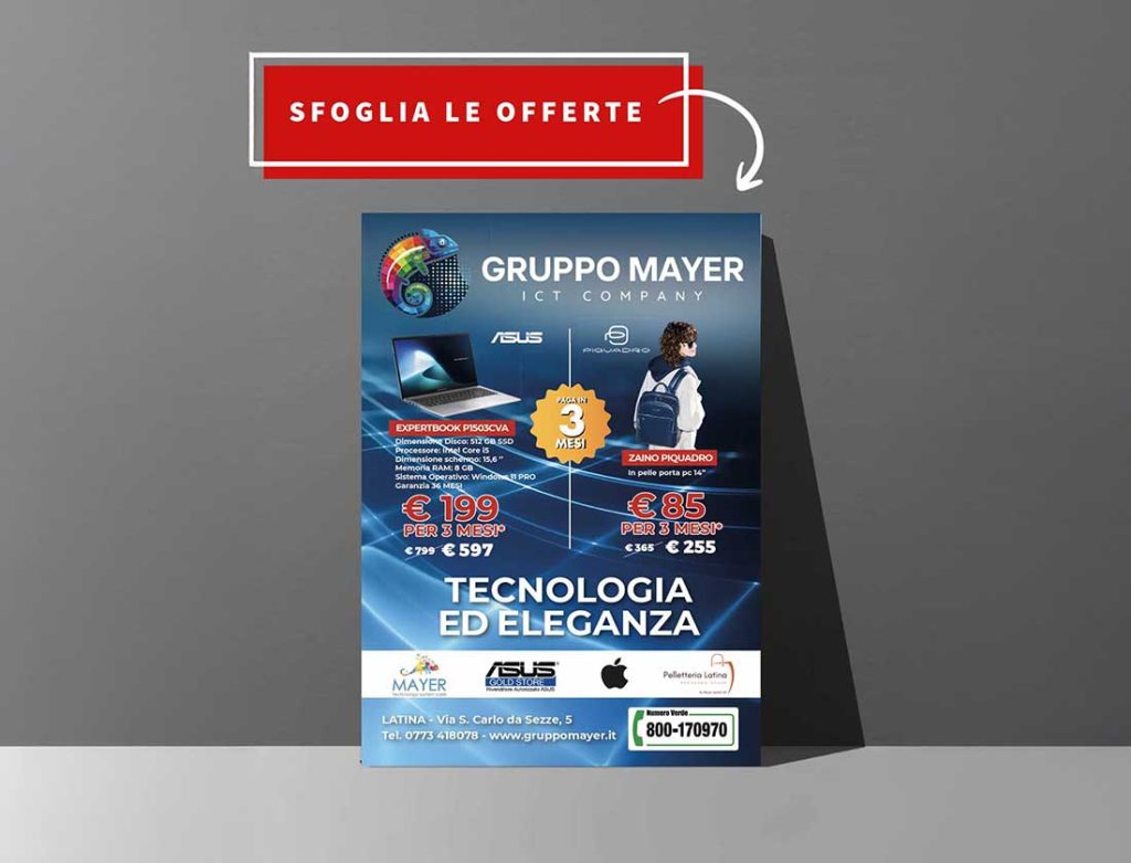 È ARRIVATO IL NUOVO VOLANTINO DEL GRUPPO MAYER!